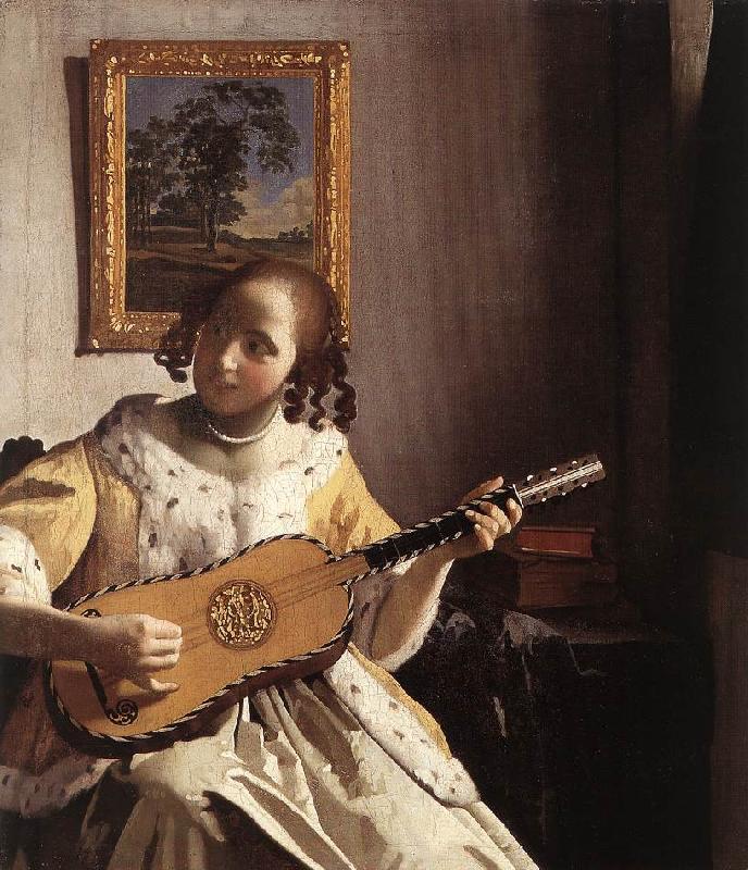 VERMEER VAN DELFT, Jan The Guitar Player t